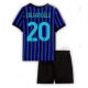 Inter Milan Hakan Calhanoglu #20 Hjemmedraktsett Barn 2025-26 Kortermet (+ Korte bukser) Inter Milan Hakan Calhanoglu #20 Hjemmedraktsett Barn 2025-26 Kortermet (+ Korte bukser)
